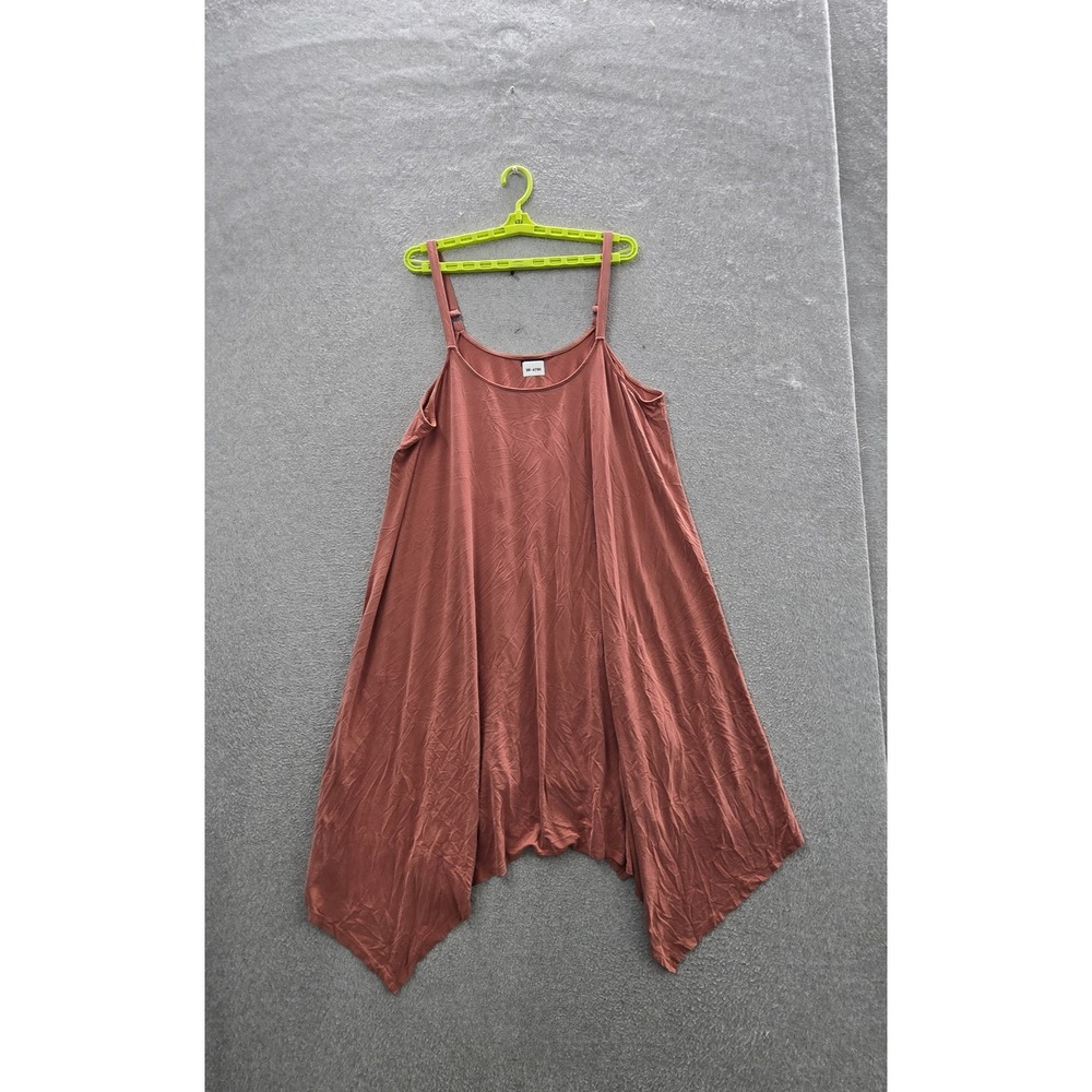 Torrid Women Tank Top 3 Rust Handkerchief Hem Scoop Neck Pullover Tunic